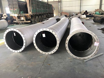 大口徑吸排泥膠管